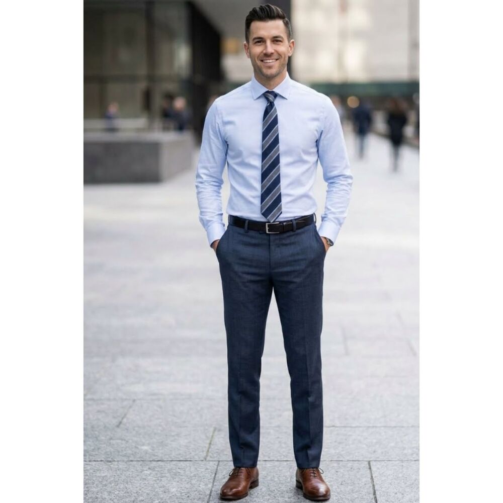 New Chaps Flat Front Dress Pant Men's Size 30 x 32